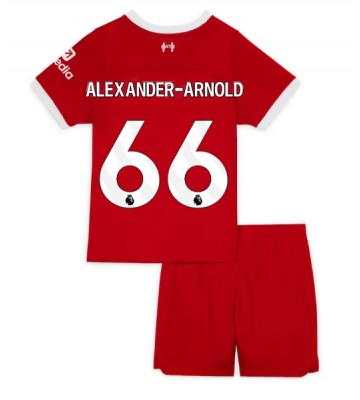 Liverpool Alexander-Arnold #66 Replika Babytøj Hjemmebanesæt Børn 2023-24 Kortærmet (+ Korte bukser)